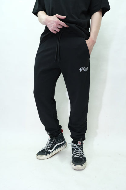 Siyah Eşofman Altı Techno 01 - Unisex Rahat ve Şık Günlük Giyim