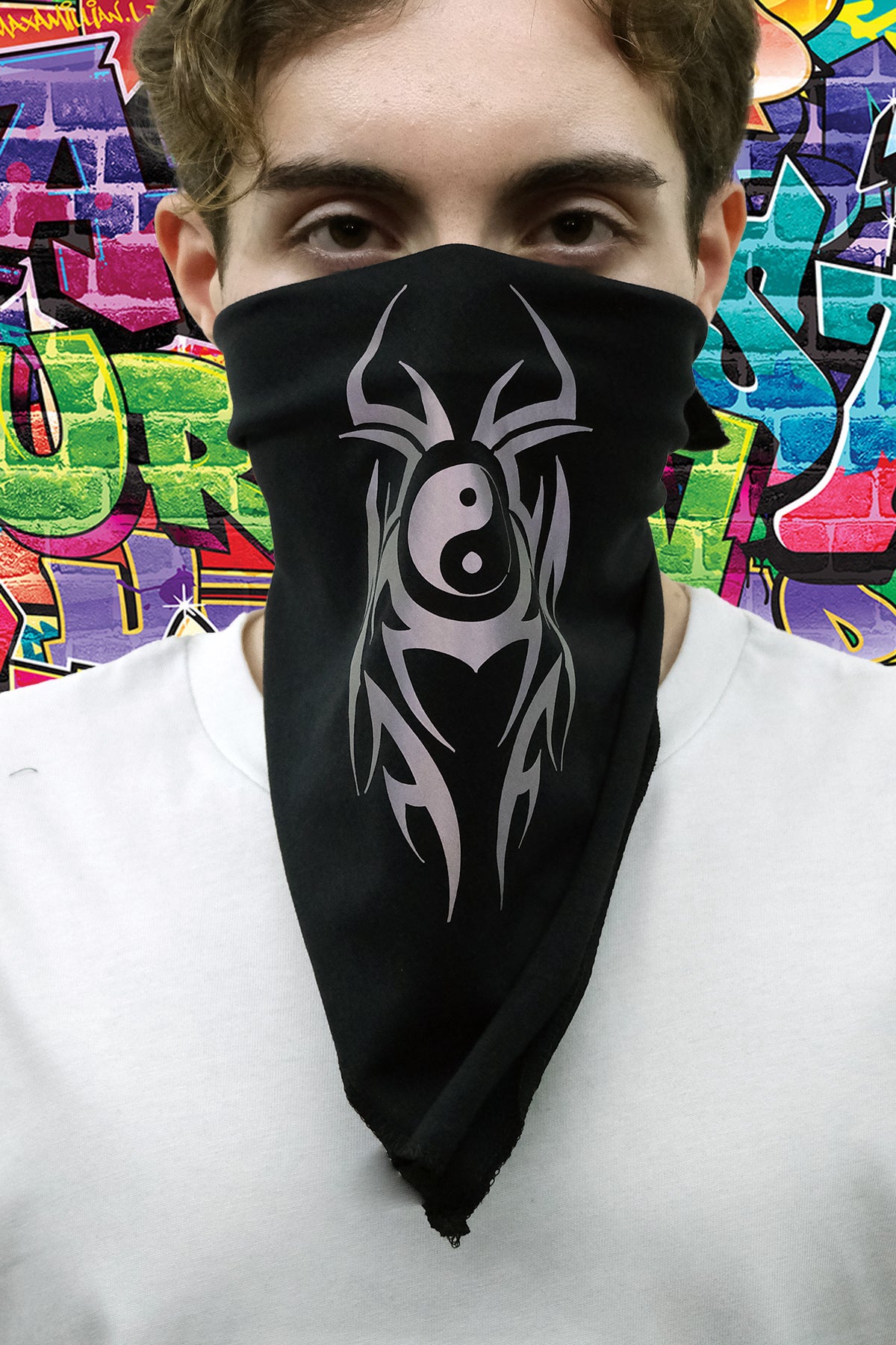 Afterweare Bandana Maske Ying Yang