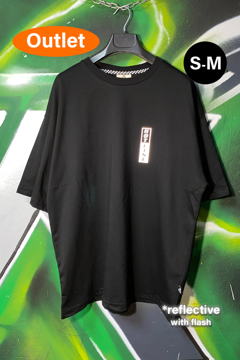 OUTLET - Siyah Oversize Tee - Do You Need After? - Hotline