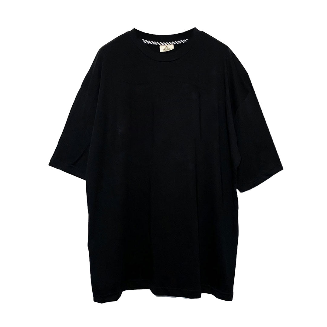 OVERSIZE BLACK T-SHIRT 'DECK ON MY BACK' REFLECTIVE