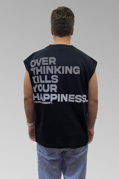 Basic-Oversize-T-Shirt in Schwarz