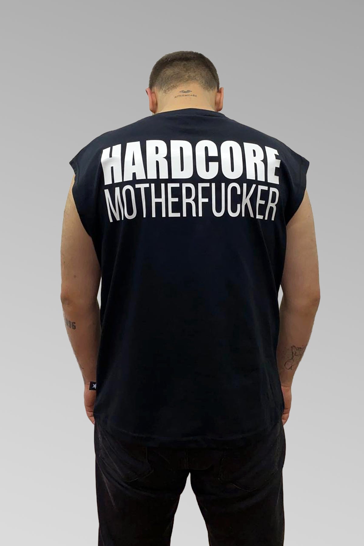 Kolsuz Tişört Üst Sporcu Atlet - Hardcore Motherfucker | Sleeveless Top