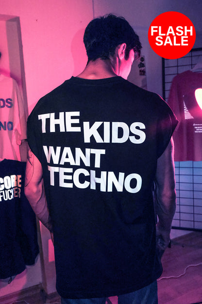 Atlet Üst - The Kids Want Techno | Reflective Tank Top flash sale.