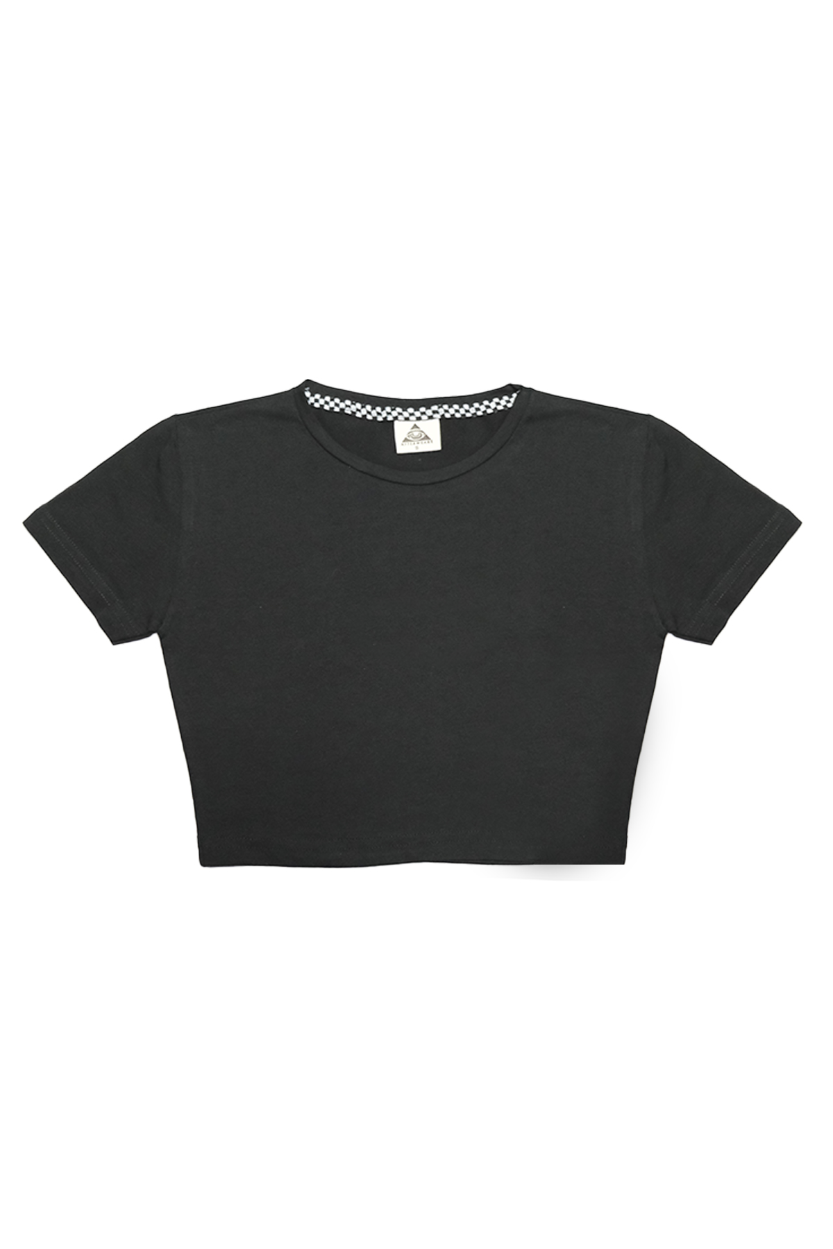 Siyah Basic Crop Tee