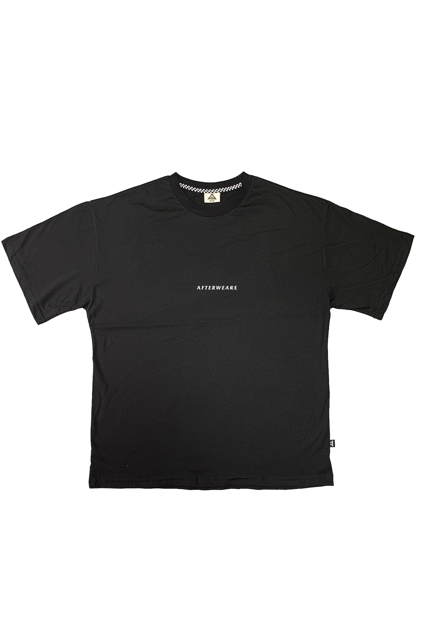 Oversize Siyah Tişört 'Big Dreams, Good Music, Expensive Taste'