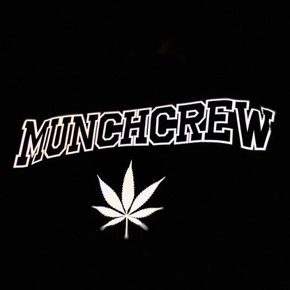 OVERSIZE BLACK T-SHIRT 'MUNCHCREW'