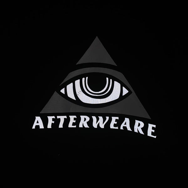 RELAXED FIT BLACK SWEATSHIRT 'AFTERWEARE PYRAMID EYE'