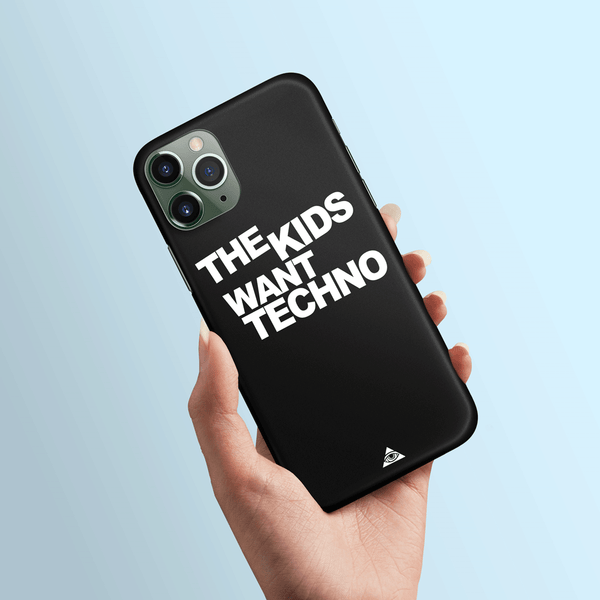 THE KIDS WANT TECHNO IPHONE CASE